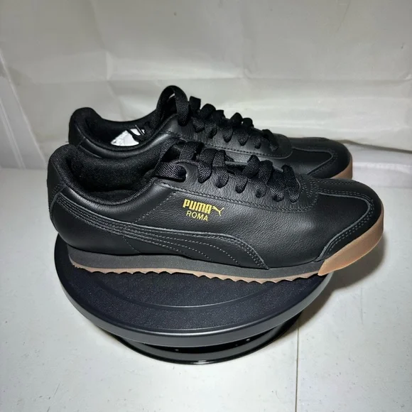 Puma | Shoes | Puma Roma Black Gum Size 8 Mens Also Fits  display picture 3
